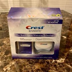 جهاز كرست لتبييض الاسنان Crest™ 3DWhitestrips Teeth Whitening Kit photo review