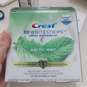 لصقات كرست Crest™ 3D Whitestrips Arctic Mint لتبييض الاسنان (سيروم اضافي) photo review