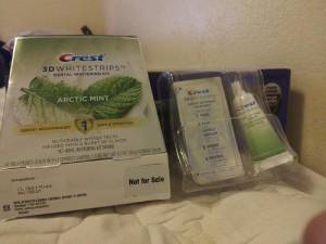 لصقات كرست Crest™ 3D Whitestrips Arctic Mint لتبييض الاسنان (سيروم اضافي) photo review