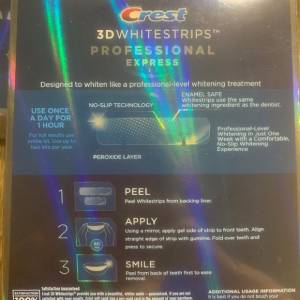 جهاز كرست بروفيشنال Crest™ 3d White Professional Light لتبييض الاسنان (أصدار مطور) - 34 مرحلة تبييض photo review